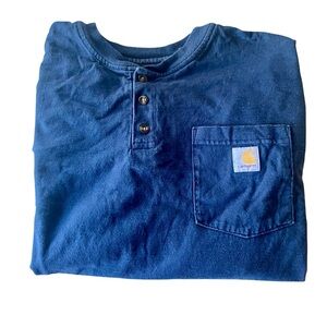 Carhartt Blue Henley Shirt XL